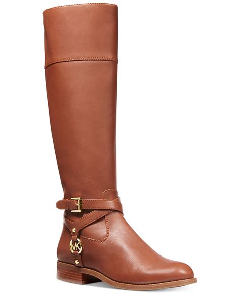 michael michael kors preston leather tall riding boots barlo|Preston Two.